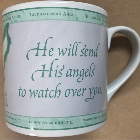 Vintage Touched by an Angel Oversized Coffee Mug - Picture 4 of 8